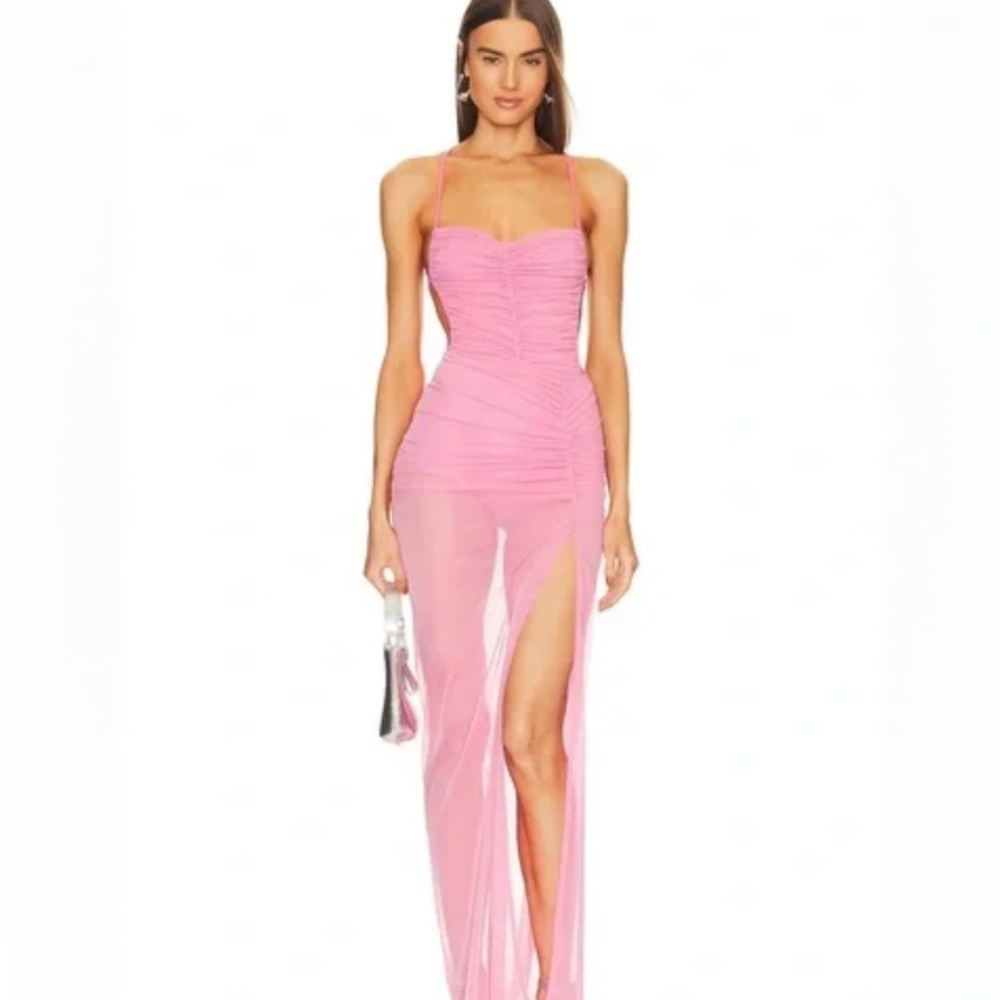 Michael Costello x Revolve - Follie Gown in pink